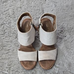 TOMS Women's Majorca cutout heeled sandals size 8.5